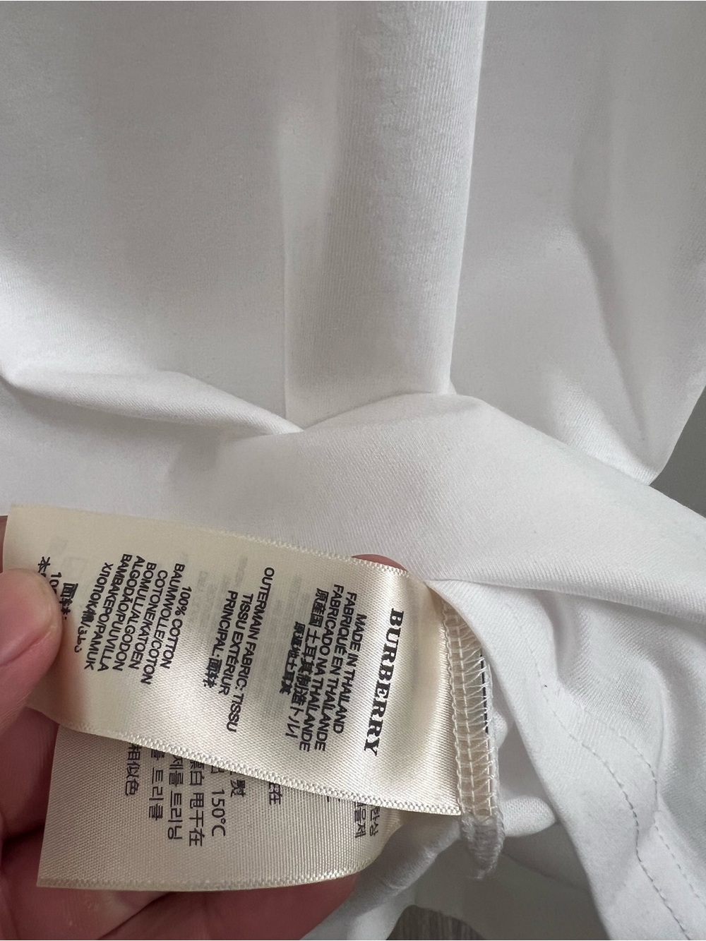 Burberry Shoulder Patch Men Tshirt L - Picture 5 of 6